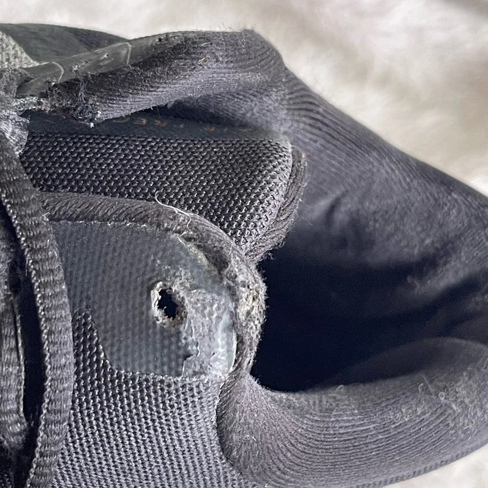 Nike Air precision 2 black gold basketball sneakers